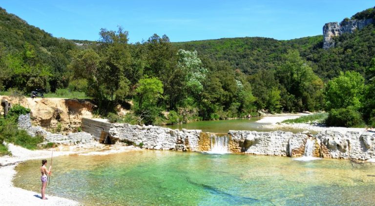 Swimming in the Beaume River