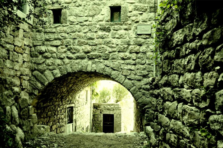 A lane in the village of Labeaume